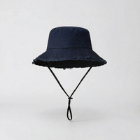 Wide Brim Bucket Hat - Fendora