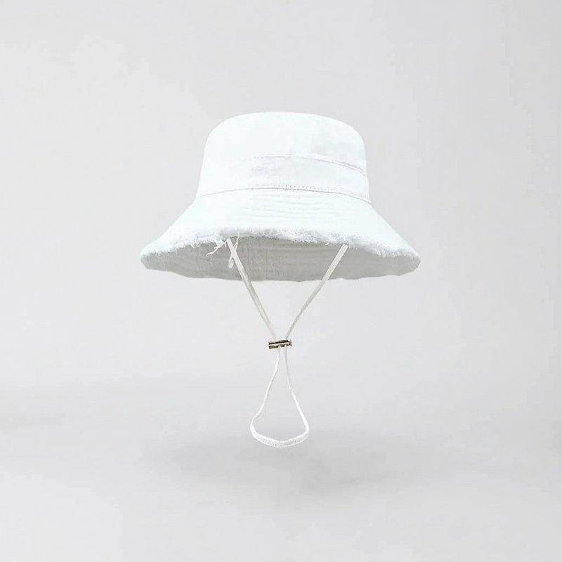 Wide Brim Bucket Hat - Fendora