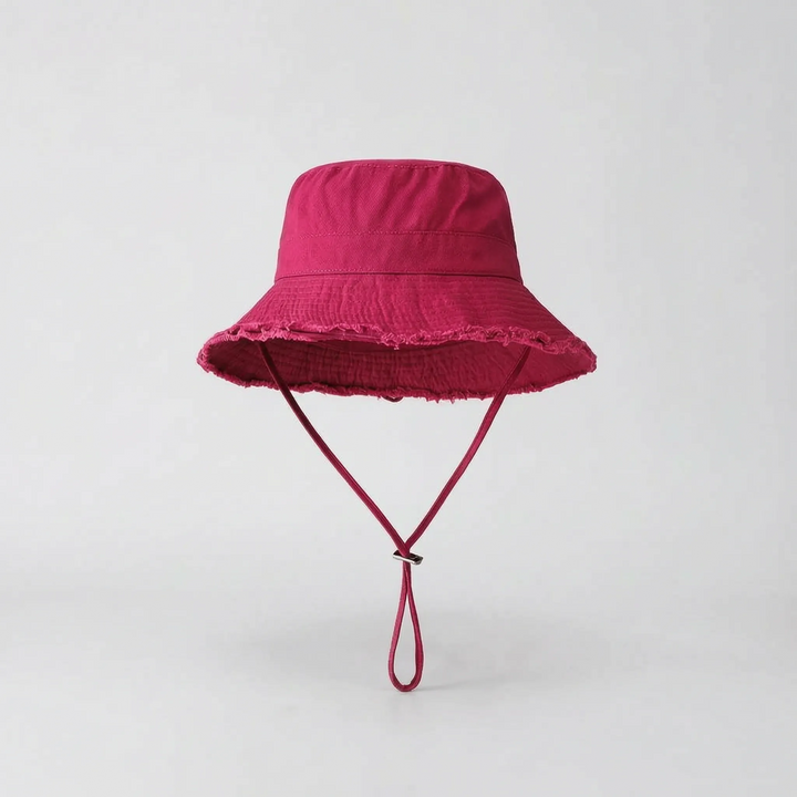Wide Brim Bucket Hat - Fendora