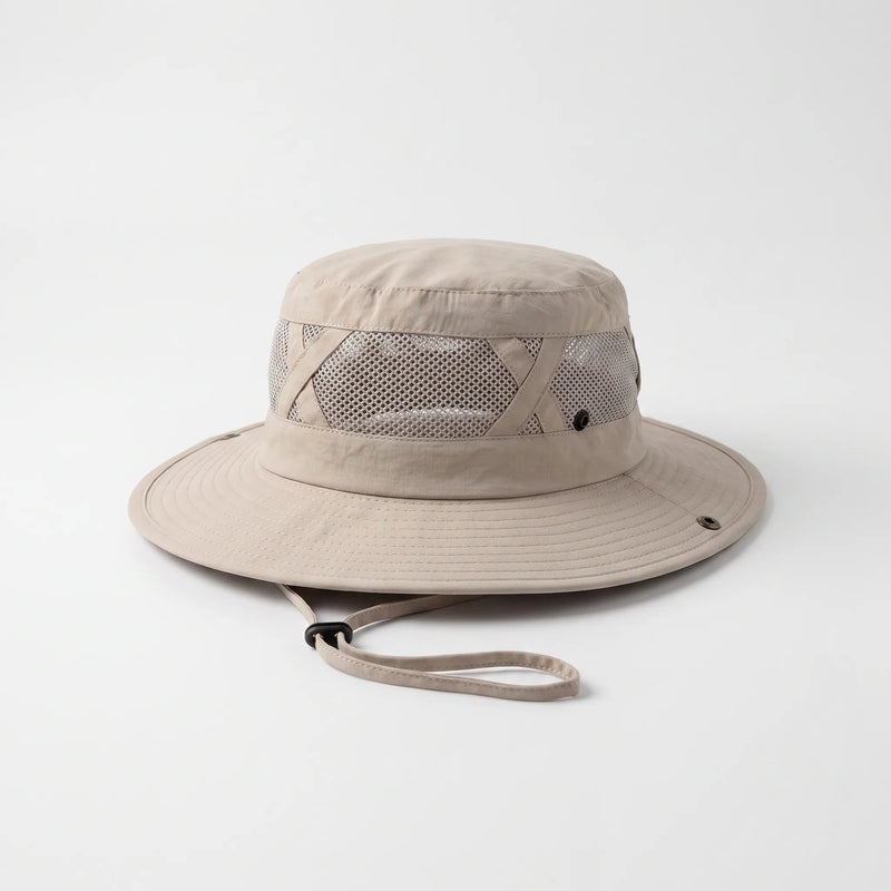 Wide Brim Bucket Hat - Zephyn