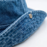 Wide Brim Denim Hat - Peaknox