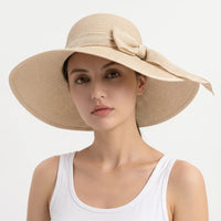 Wide Brim Woven Sun Hat - Coastlyn