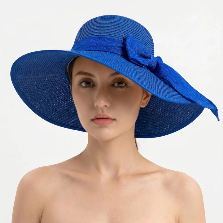 Wide Brim Woven Sun Hat - Coastlyn