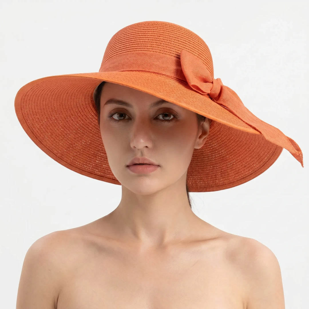 Wide Brim Woven Sun Hat - Coastlyn