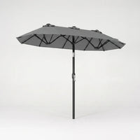 Wide Double-Sided Patio Umbrella - Vianora