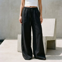 Wide Leg Casual Trousers -  Josephine
