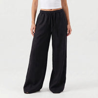 Wide Leg Casual Trousers -  Josephine