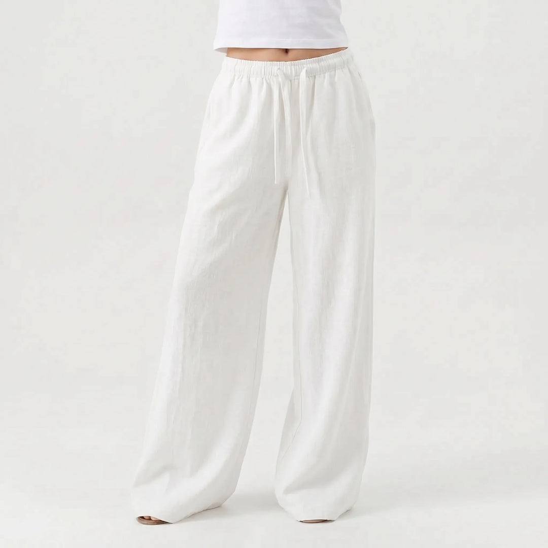 Wide Leg Casual Trousers -  Josephine