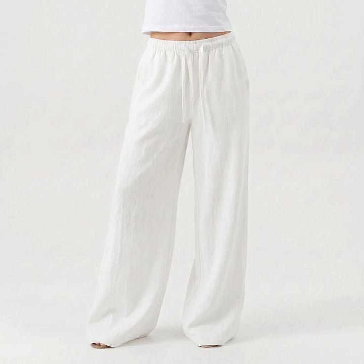 Wide Leg Casual Trousers -  Josephine
