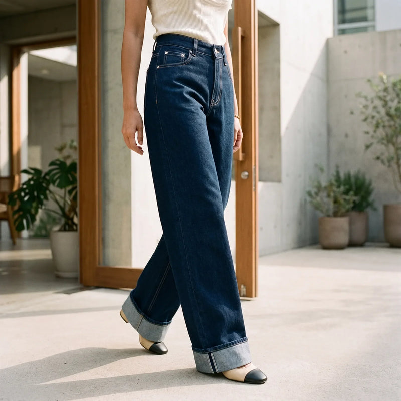 Wide Leg Jeans High Waist -  Sophie