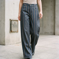 Wide Leg Jeans Mit Streifen -  Tracy