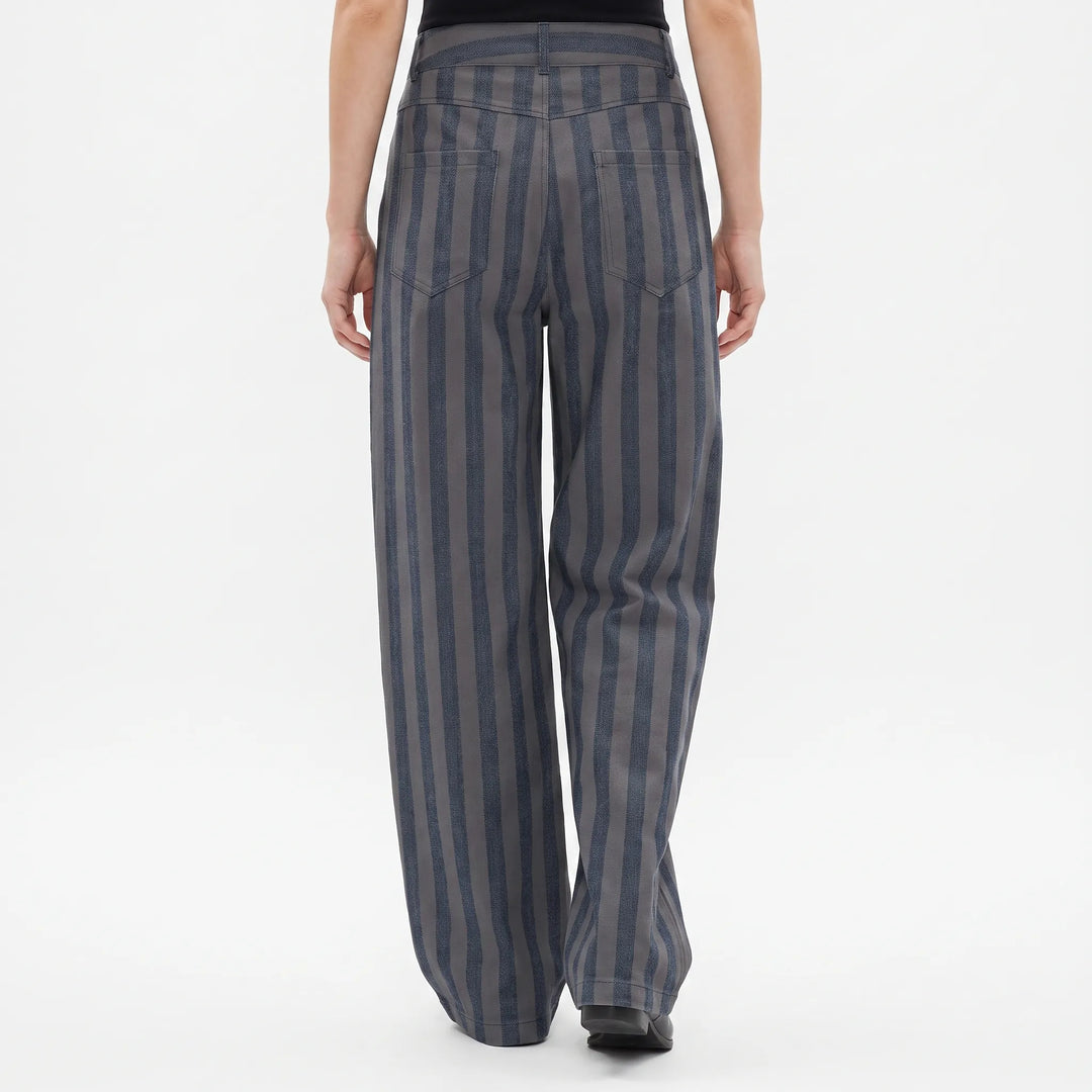 Wide Leg Jeans Mit Streifen -  Tracy