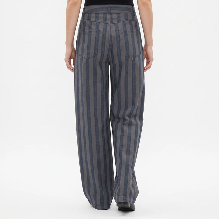 Wide Leg Jeans Mit Streifen -  Tracy