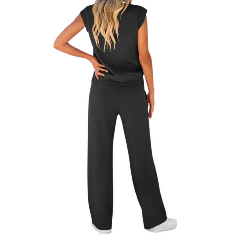Wide Leg Loungewear Set - Sheri
