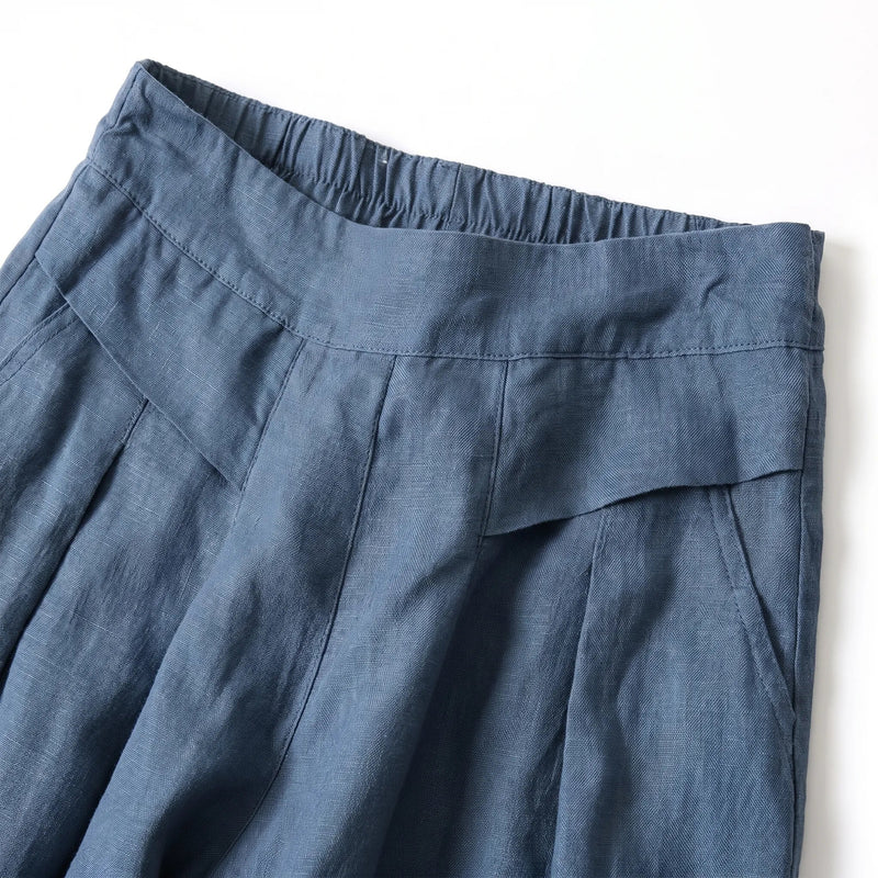 Wide Leg Summer Trousers -  Freda