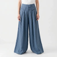 Wide Leg Summer Trousers -  Freda