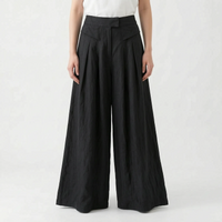 Wide Leg Summer Trousers -  Freda