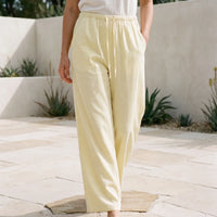 Wide Leg Summer Trousers -  Hazel