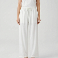 Wide Leg Summer Trousers -  Hazel
