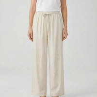 Wide Leg Summer Trousers -  Hazel