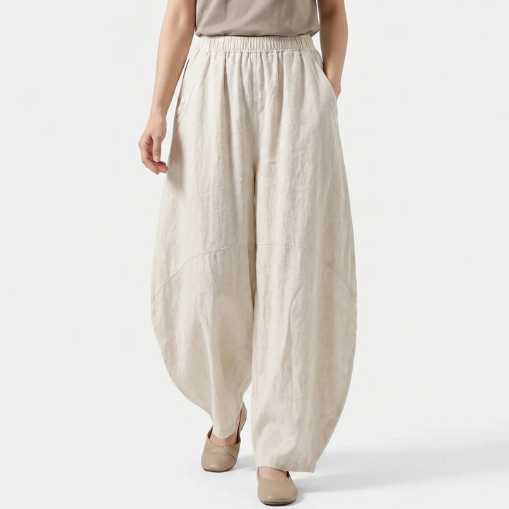 Women's Wide Leg Trousers -  Laura