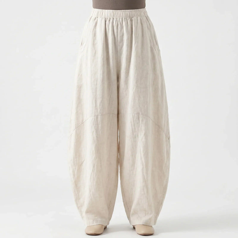 Women's Wide Leg Trousers -  Laura
