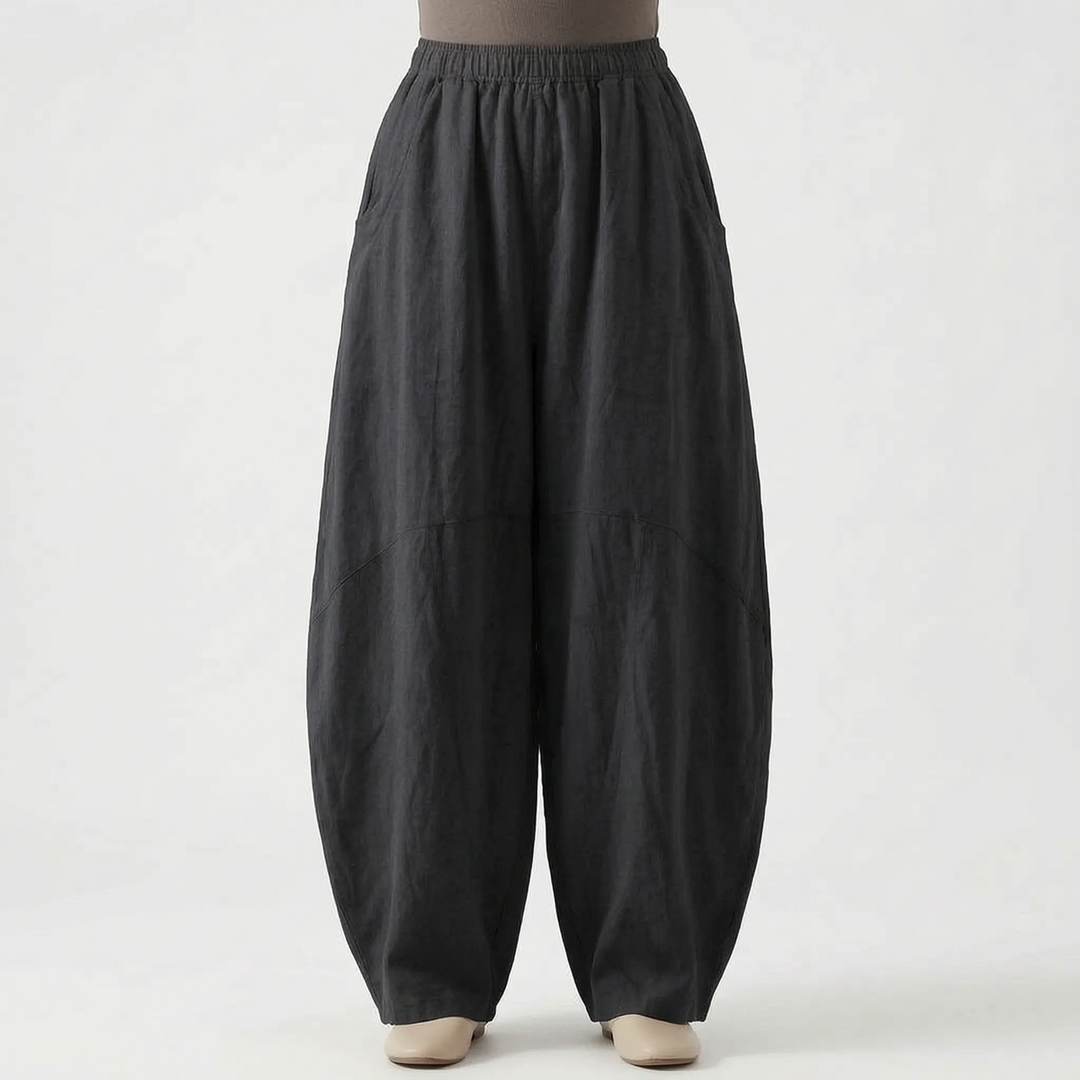 Women's Wide Leg Trousers -  Laura