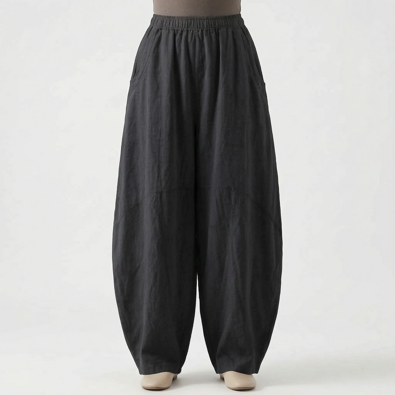 Women's Wide Leg Trousers -  Laura