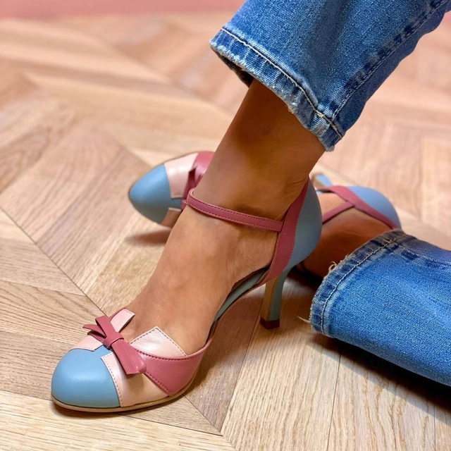 Womens Ankle Strap Heels - Samantha