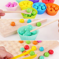 Montessori bead logic game – promotes colour recognition and cognitive skills