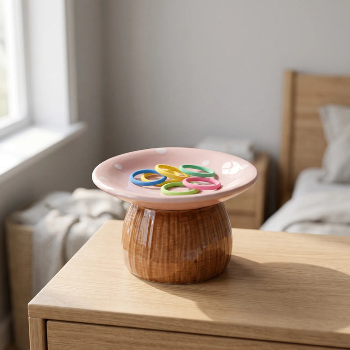 Woodland Themed Decorative Trinket Tray - FungiTray