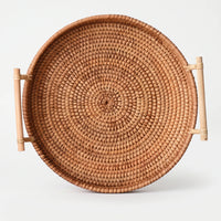 Woven Circular Serving Tray - Weavon