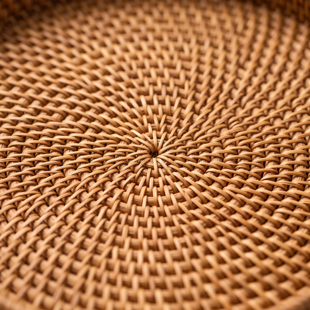 Woven Circular Serving Tray - Weavon