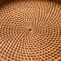 Woven Circular Serving Tray - Weavon
