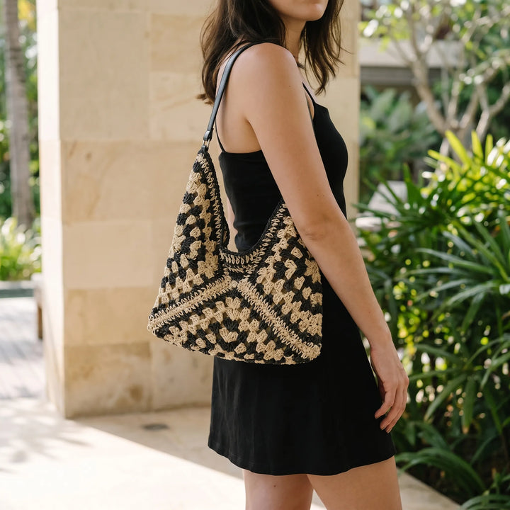 Woven Shoulder Tote - Kordis