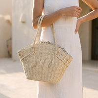 Woven Summer Tote Bag - Cordeo