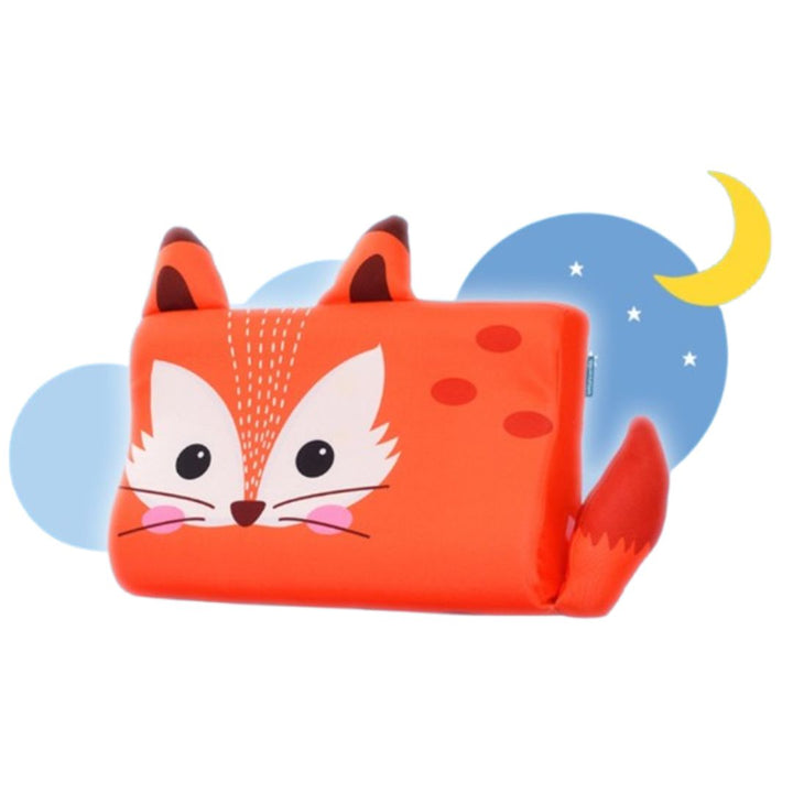 Children's neck pillow with ergonomic support – available in animal designs