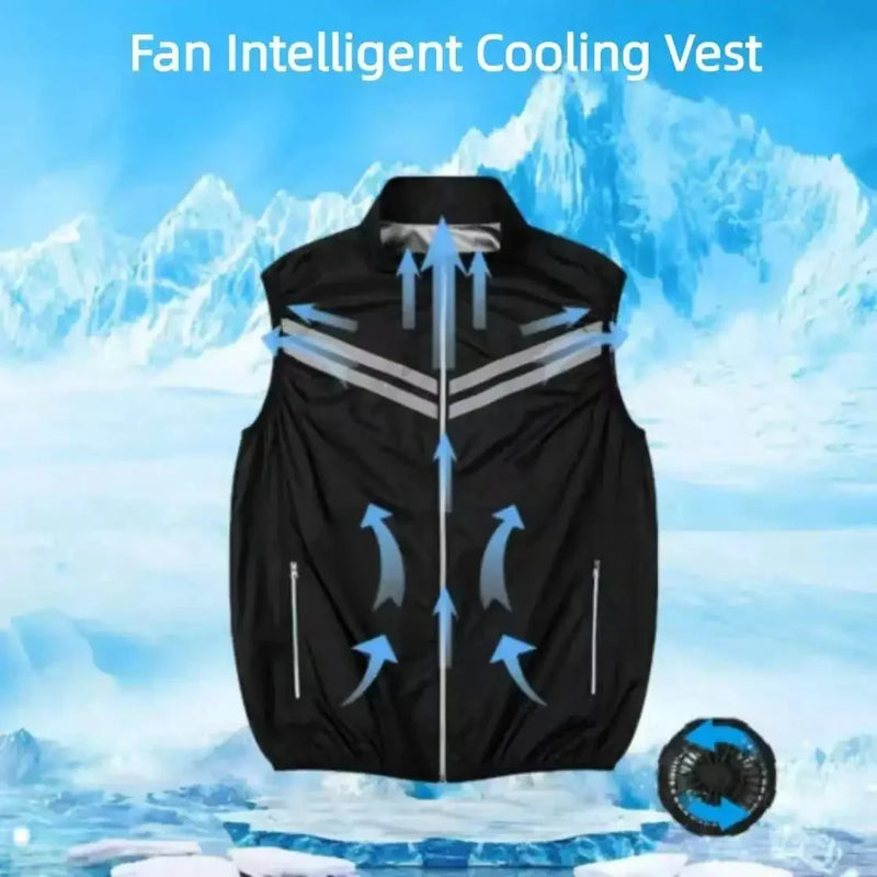 Zip-Up Active Cooling Vest - Chad