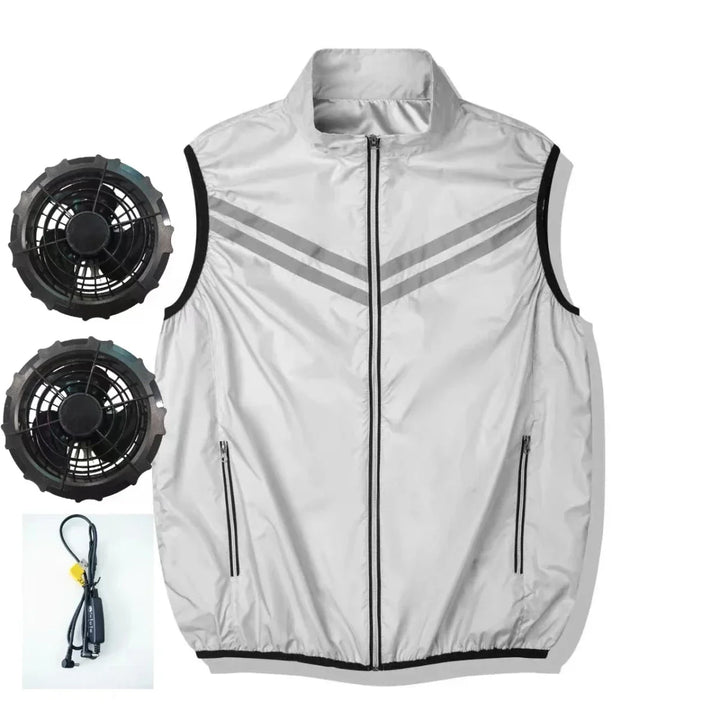 Zip-Up Active Cooling Vest - Chad