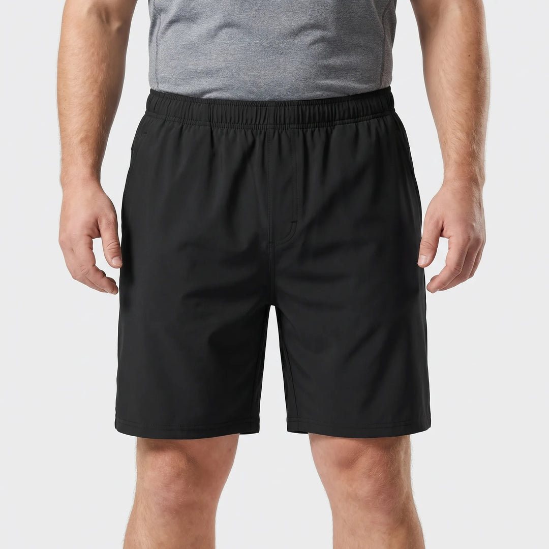 Zipper Pocket Gym Shorts For Men - Evan