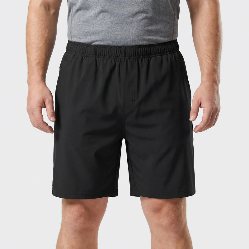 Zipper Pocket Gym Shorts For Men - Evan