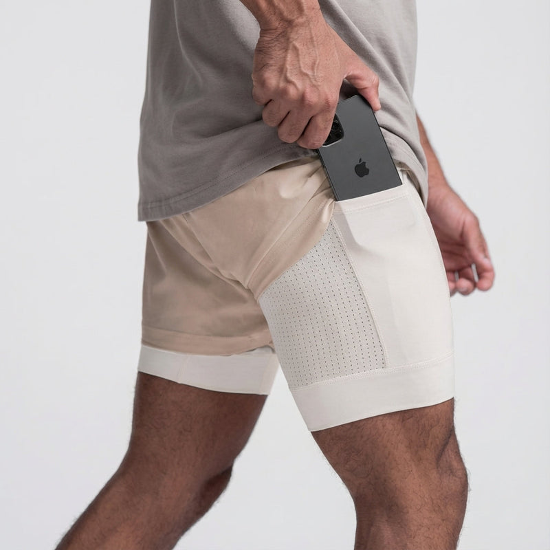 Zwei In Eins Trainingsshorts - Wade