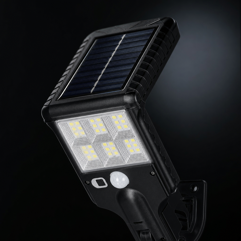 Wireless Solar Security Light with Motion Detection – Lumaris