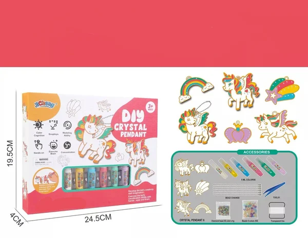 DIY craft kit with crystals for kids – buy one, get one free
