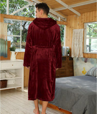 AA OUT OF STOCK Luxury Men's Bathrobe - Robbie-Dark grey-S/M-State of Style