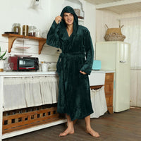 AA OUT OF STOCK Luxury Men's Bathrobe - Robbie-Dark grey-S/M-State of Style