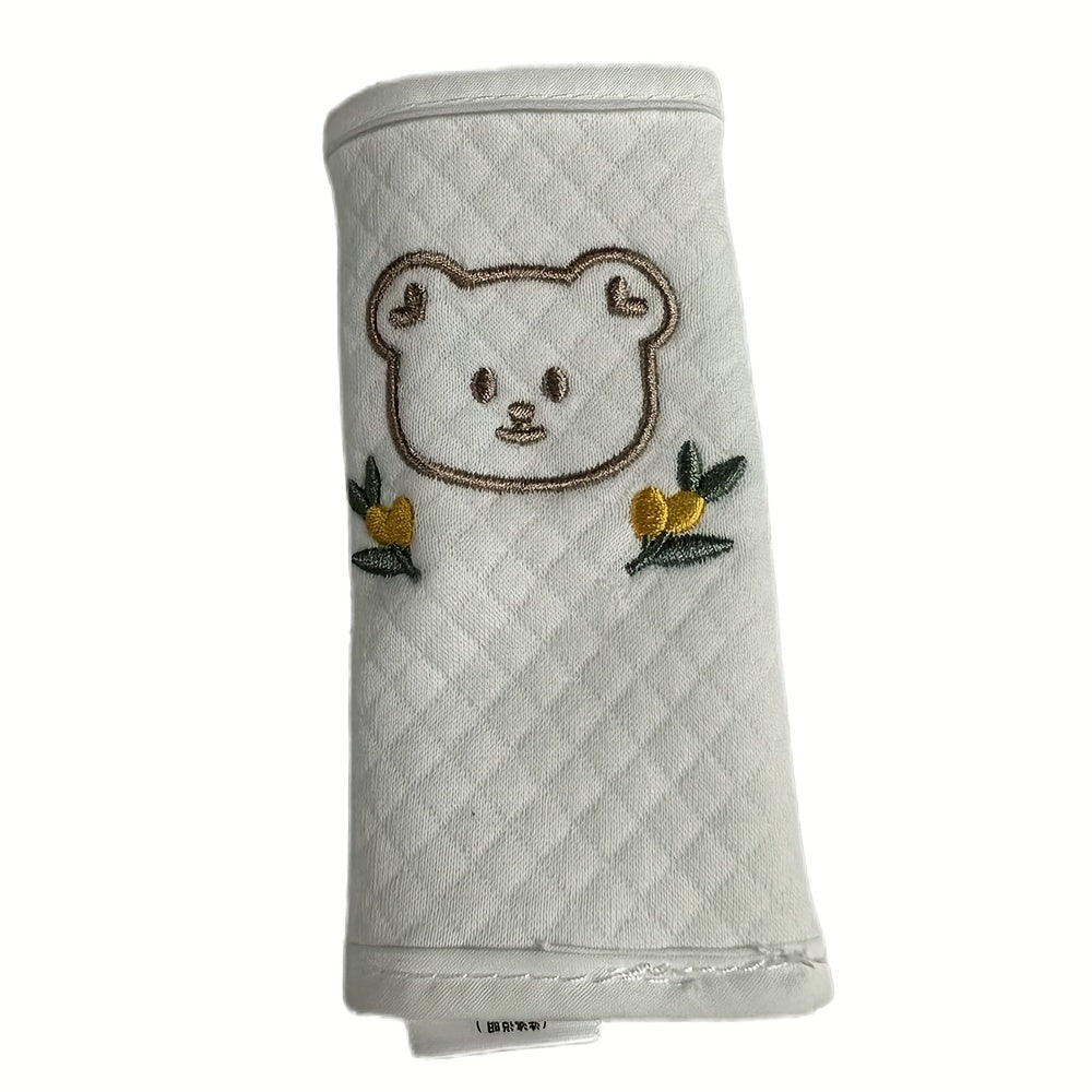 Shoulder pads for pushchairs and car seats – comfort with an animal motif