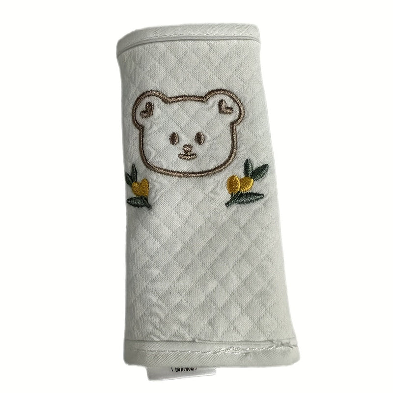 Shoulder pads for pushchairs and car seats – comfort with an animal motif