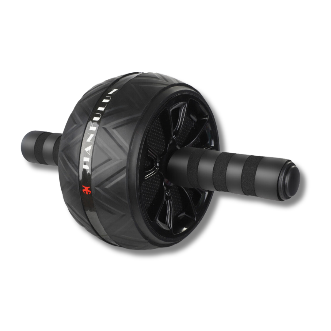 Ab Roller with Wide Wheels - CoreX-Black-State of Style
