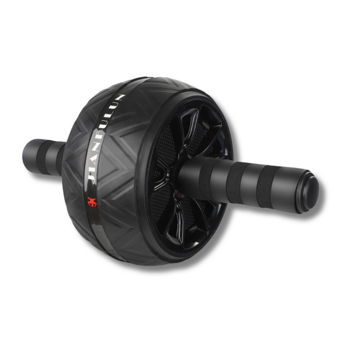 Ab Roller with Wide Wheels - CoreX-Black-State of Style